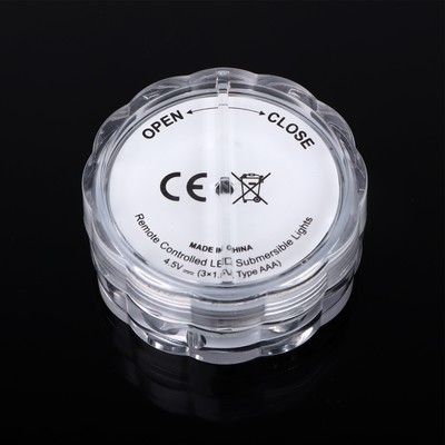 Светильник подводный, 10 LED, 3 Вт, IP68, RGB, от батареек 3хААА (не в компл.)