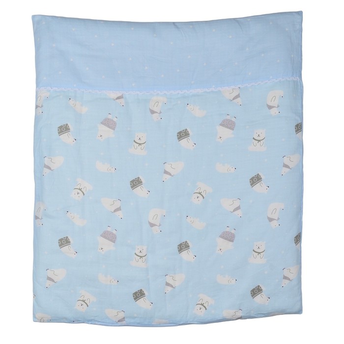Спальное гнездо «Медведи», цвет голубой - фото 1907346808