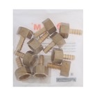 Штуцер TIM SF02-10, 1/2" х 10 мм, внутренняя резьба, латунь (комплект 9 шт) - фото 61881563