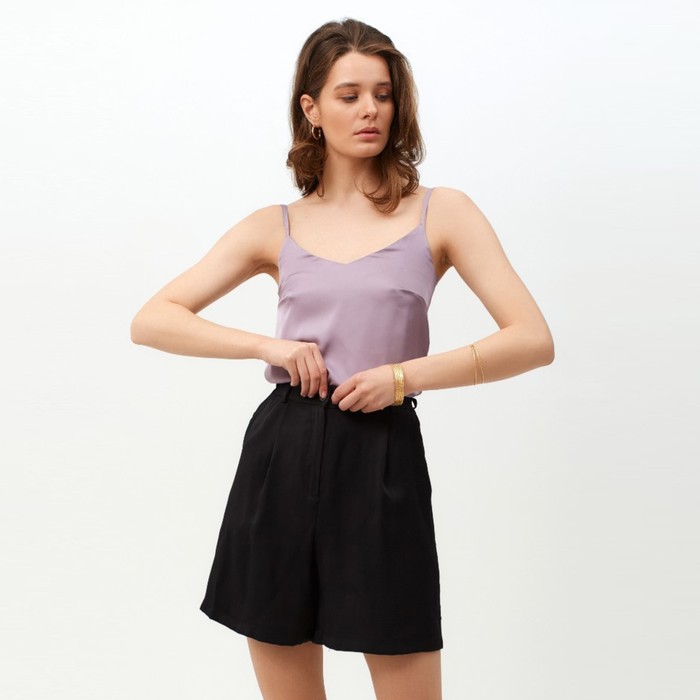 Топ женский MINAKU: Silk pleasure, цвет фиолетовый, размер 42