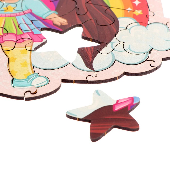 Пазл «Кукла с единорогом» 52230