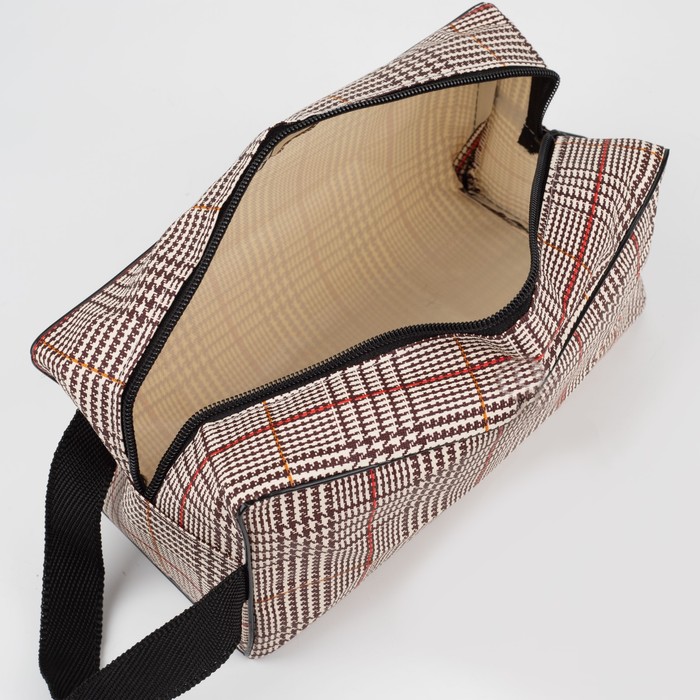 Косметичка на молнии, цвет бежевый 7520493