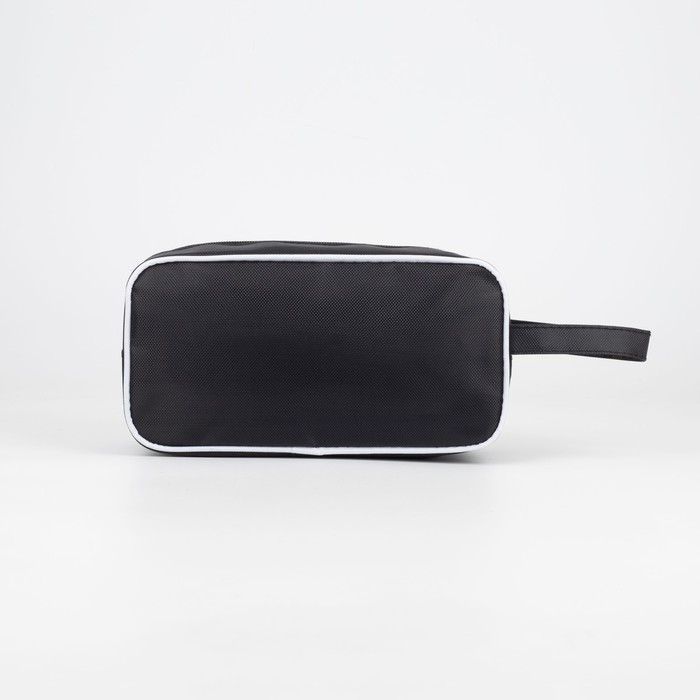 Косметичка на молнии, цвет чёрный 7520495