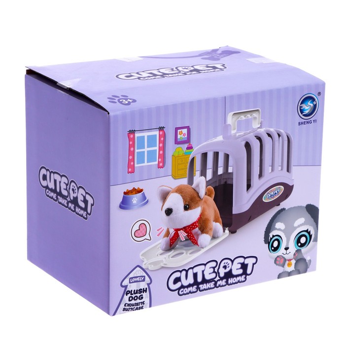 Игровой набор «Любимый Питомец» в переноске, с аксессуарами, МИКС 52240