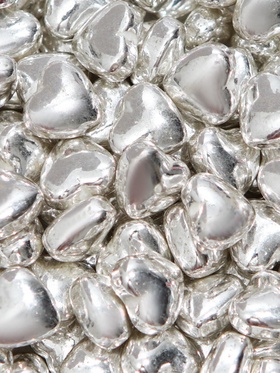 Кондитерская посыпка «Серебряное сердце», 50 г