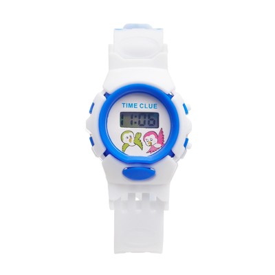 Часы наручные электронные, детские "Птенчик", ремешок силикон