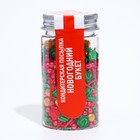 Новогодняя кондитерская посыпка "Новогодний букет", 50 г - Фото 2
