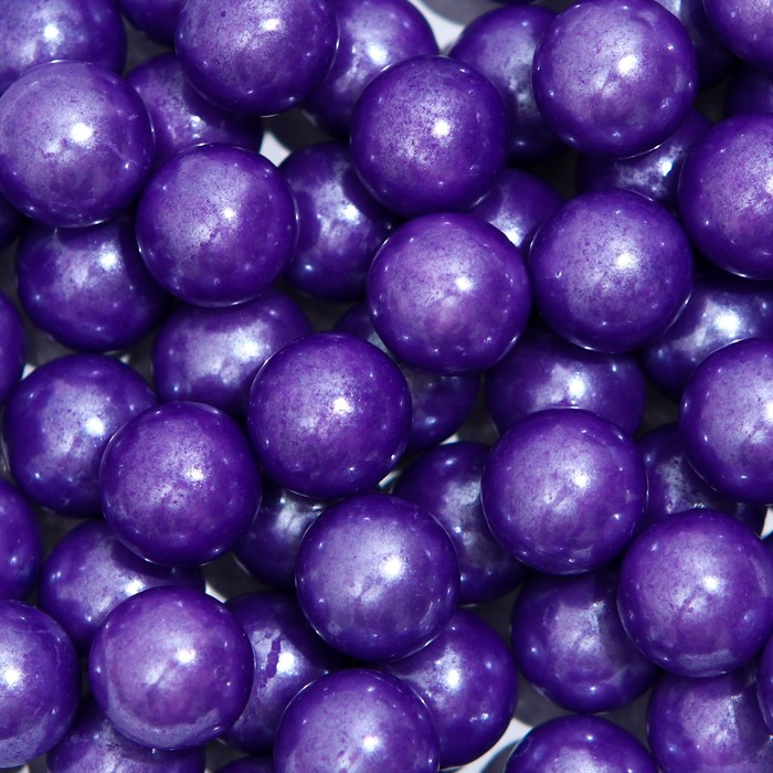 Кондитерская посыпка шарики 10 мм, фиолетовый, 50 г - Фото 1