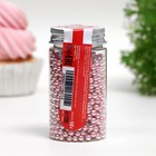 Кондитерская посыпка «Стильное решение», 4 мм, розовая, 50 г - Фото 3