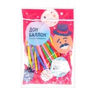 Воздушные шары для моделирования 150 см, d=2.5 см, 100 шт., пастель, МИКС - Фото 2