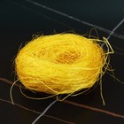 Гнездо, крашеная солома, 7 см, микс цветов - Фото 5