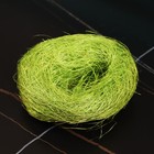 Гнездо, крашеная солома, 10 см, микс цветов - Фото 5