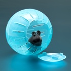 Шар для грызунов Пижон FRIENDS, 10 см, голубой - Фото 3