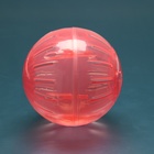 Шар для грызунов 10 см, красный - Фото 5