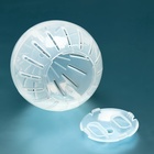 Шар для грызунов 10 см, прозрачный - Фото 3