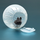 Шар для грызунов 10 см, прозрачный - Фото 4