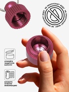 Адресник-капсула под записку «Бочонок», 1.1×2.3 см, металл, красный - Фото 3