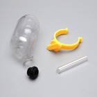 Поилка для грызунов, 60 мл, 12×4 см, с жёлтым креплением, прозрачная - Фото 3