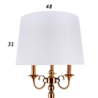Торшер 19099/3, E27, 40 Вт, золото - Фото 6