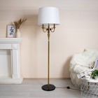 Торшер 19099/3, E27, 40 Вт, золото  (артикул 7017628)  большой выбор товаров оптом и в розницу по низким ценам с доставкой