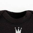 Набор Крошка Я: боди, юбка, ободок "Princess", черный/белый, рост 62-68 см - фото 809633586