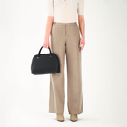 Сумка женская тоут TEXTURA, на молнии, 30×11×23 см, со стёжкой, чёрная - Фото 9