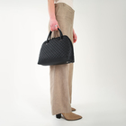 Сумка женская тоут TEXTURA, на молнии, 30×11×23 см, со стёжкой, чёрная - Фото 2