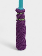 Швабра с отжимом Доляна, верёвочная насадка из микрофибры, нержавеющая ручка, высота 119.5 см - Фото 2