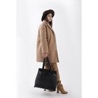 Сумка женская на молнии, цвет чёрный - фото 39054740