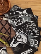 Набор кухонных полотенец Доляна Rock'n'roll, 35×60 см-4 шт., 100% хлопок - Фото 6