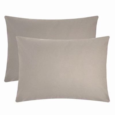 Комплект наволочек «Этель», 50×70 см, 2 шт., серый, бязь, хлопок 100%