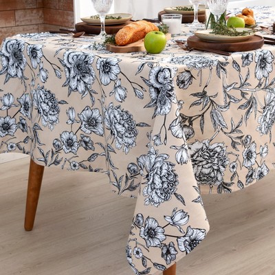 Скатерть «Доляна» Blooming garden, 144×250 см, 100% хлопок, 164 г/м²