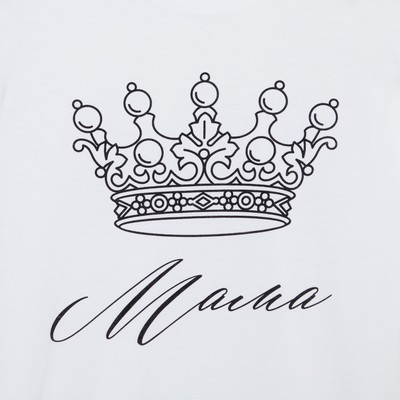 Пижама женская (футболка, брюки) KAFTAN Crown, размер 40-42