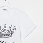 Пижама женская (футболка и брюки) KAFTAN "Crown" р. 44-46 - Фото 4