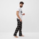 Пижама мужская (футболка и брюки) KAFTAN "Лучший" размер 48 - фото 9439691