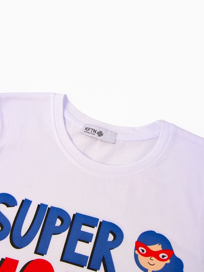 Пижама женская (футболка, брюки) KAFTAN Super, размер 40-42