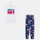 Пижама женская (футболка, брюки) KAFTAN Super, размер 40-42 - Фото 6