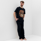 Пижама мужская (футболка и брюки) KAFTAN "Lion" размер 48 - фото 9789632