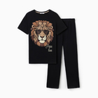 Пижама мужская (футболка и брюки) KAFTAN "Lion" размер 48 - Фото 5