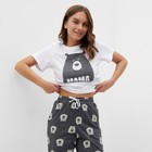 Пижама женская (футболка и брюки) KAFTAN "Bear" р. 40-42 - Фото 2
