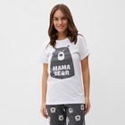 Пижама женская (футболка и брюки) KAFTAN "Bear" р. 40-42 - Фото 3