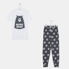 Пижама женская (футболка и брюки) KAFTAN "Bear" р. 40-42 - Фото 6