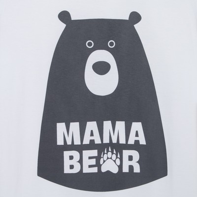 Пижама женская (футболка, брюки) KAFTAN Bear, размер 40-42