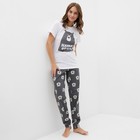 Пижама женская (футболка и брюки) KAFTAN "Bear" р. 44-46 - Фото 1