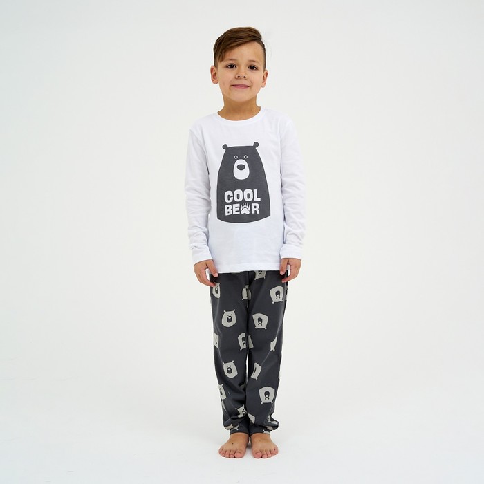 Пижама детская для мальчика KAFTAN "Bear" р.32 (110-116) - Фото 1