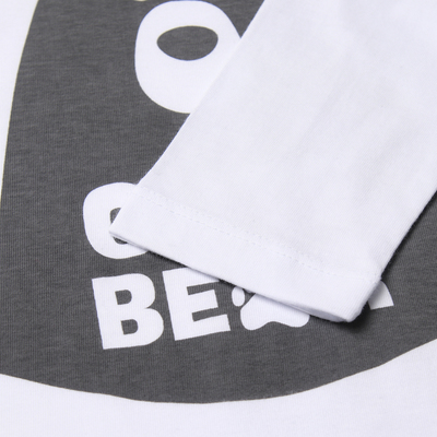 Пижама для девочки KAFTAN: Bear, бело-серая, размер 36 (134-140 см)