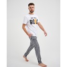 Пижама мужская (футболка и брюки) KAFTAN "Boss" р.54 - Фото 3