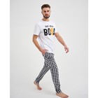 Пижама мужская (футболка и брюки) KAFTAN "Boss" р.56 - Фото 3