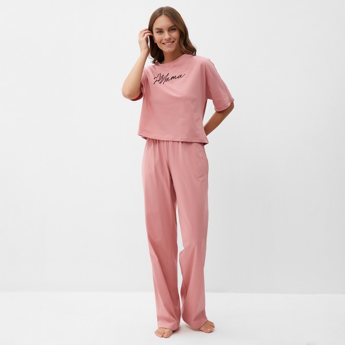 Пижама женская (футболка и брюки) KAFTAN &quot;Pink&quot; р. 40-42