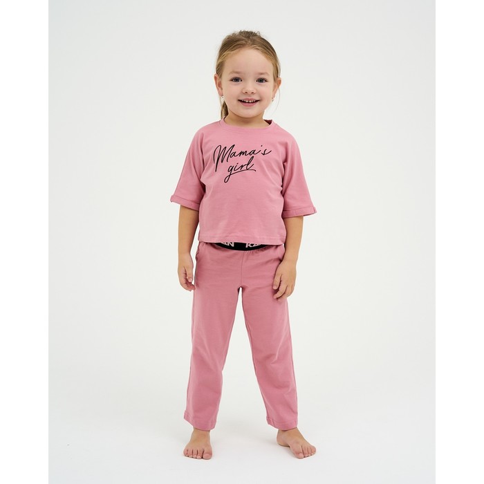Пижама детская для девочки KAFTAN "Pink" рост 110-116 (32) - фото 1907347545